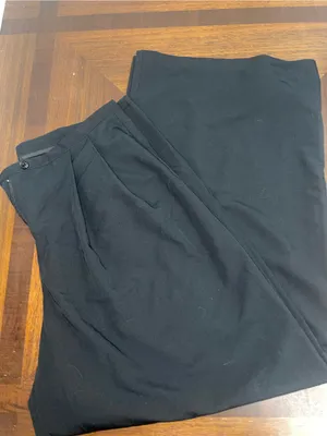 Wild Fable Women’s Black High-Rise Pleated Wide-Leg Trouser Pants Size L thumbnail 1