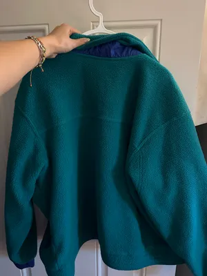 L.L.Bean Forest Green Fleece thumbnail 3
