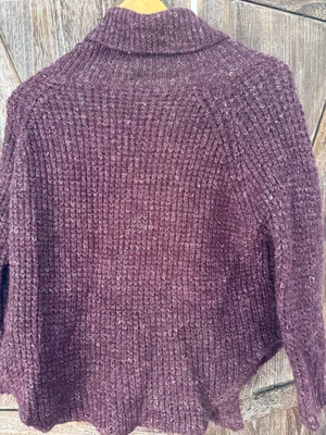 Free People Dylan Tweedy Pullover Sweater S thumbnail 3