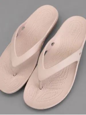 Crocs Kadee II Flip Flops Women’s Size 8 Blush Pink Lightweight Comfort Sandals thumbnail 2