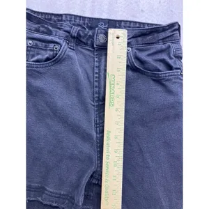Rails The Getty Crop Womens Size‎ 27 Black Patchwork High Rise Wide Leg Jeans thumbnail 5