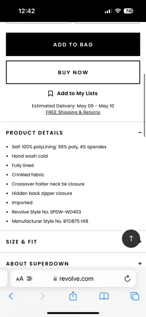 Revolve  Grace Cross Front Black Dress thumbnail 2