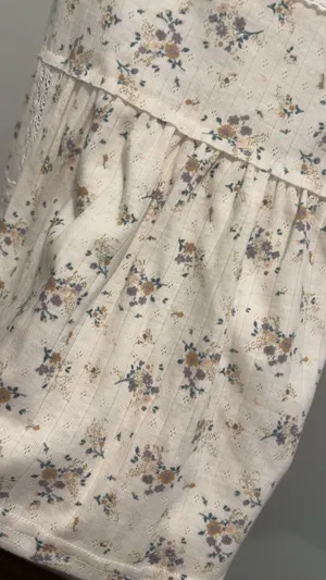 POL Floral Tank Top White Size L thumbnail 3