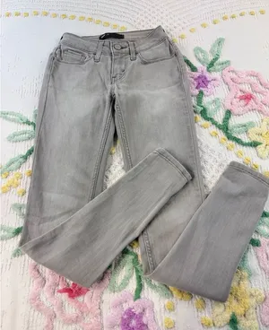 Levis Super Skinny Grey Denim‎ Jeans W24 L30 Mid Rise 11997-0214 thumbnail 1