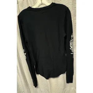 Tinker Bell "Ready to Fly" Black Thermal Long Sleeve/Ladies/M/Disney Lightweight thumbnail 8