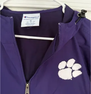 Champion Purple Clemson Raincoat thumbnail 3