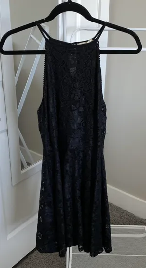 Altar'd State Black Lace Dress thumbnail 1