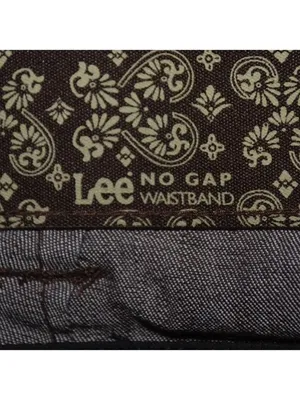 Lee No Gap Waistband Pants Womens 16 M Brown Straight Leg Stretch Cotton Trouser thumbnail 7