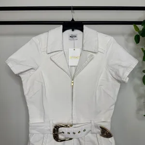 NWT Show Me Your Mumu Belted Outlaw Dress Cream Corduroy size XL Plus Size thumbnail 5