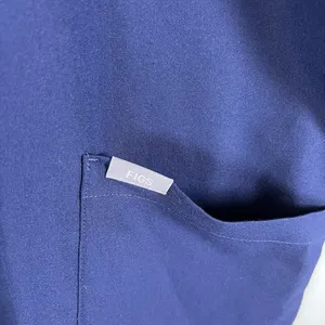Figs Scrubs Casma Size XXL Dark Blue V Neck Short Sleeve Technical‎ Collection thumbnail 4