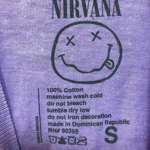 Nirvana In Utero Live 93 Tour Dates & Art Grunge Band Tee S thumbnail 4