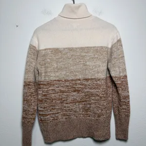 J. Crew Women 100% Cashmere‎ Collection Sweater Small Muslin Camel Turtleneck thumbnail 7