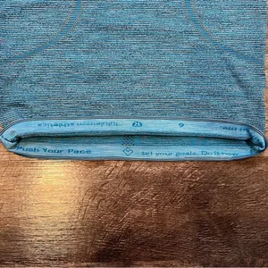 Lululemon Swiftly Tech Blue Teal Racerback Tank Top Size 6 thumbnail 2
