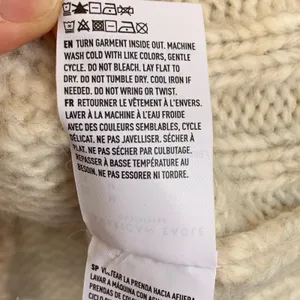 NWT American Eagle Colorblock Striped Wool Blend Knit‎ Cardigan in Cream thumbnail 7