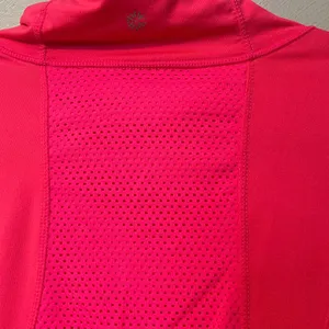 Hot Pink Athletic workout Long sleeve Zip up XL thumbnail 6