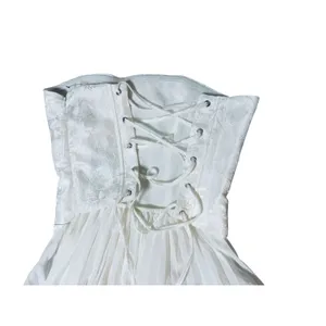 NWOT Lulus Size Small Laubrey White Floral Jacquard Mini Dress Formal Glam thumbnail 6