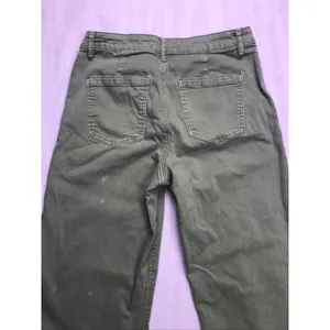 Kut‎ From The Kloth Meg Wide Leg Women 8 Olive Green Bleach Splatter thumbnail 9