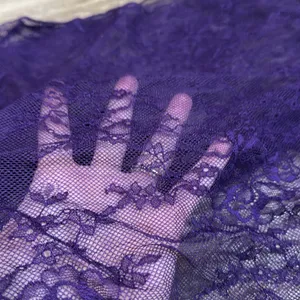 Purple Lace Long Sleeve Crop Top and Bralette Set - lingerie thumbnail 3