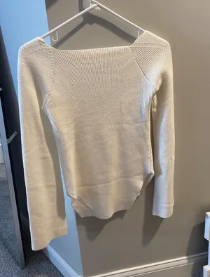 Amazon White Sweater thumbnail 3