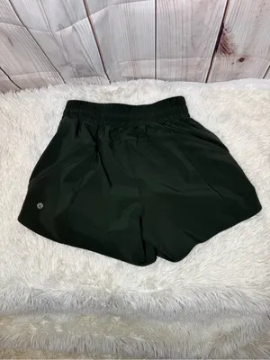 Track That High Rise 5” Short in Rainforest Green Lululemon thumbnail 2