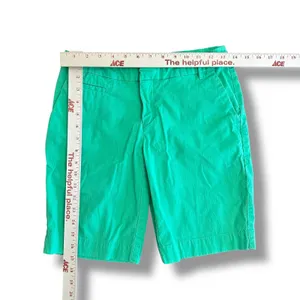 Patagonia Women’s‎ Shorts 0 Green Organic Cotton Blend Bermuda Casual Summer thumbnail 5