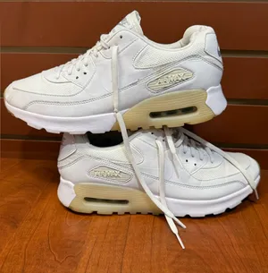 Nike Air Max White and Cream Women's Sneakers thumbnail 1