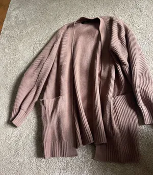 Brown cardigan Pink thumbnail 1