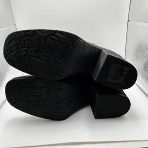 Korks Kork Ease Moergan Black Vegan Side Zip Boots Size 9.5M platform block thumbnail 8