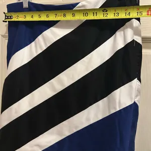 White House| Black Market Black, Blue, and White Striped Pencil Skirt - size 8 thumbnail 4