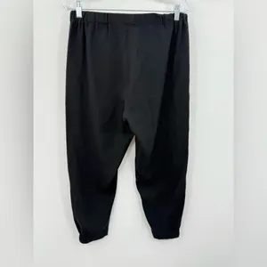 Aritzia‎ Babaton Dexter Ankle Jogger Pants Black Fine Japanese Fabric Size Large thumbnail 4