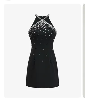 Miss rosier mini black dress Gems thumbnail 5
