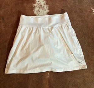 Puma like new white tennis skirt size medium thumbnail 1