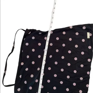 DKNY Swim Bathing Suit Top only Black with Gray Polka dots Loose Fit Small thumbnail 9