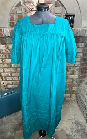 Go Softly tent dress boho green Size M thumbnail 1