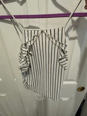 American Eagle Striped Tank thumbnail 1