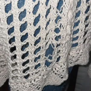 Free People Annabelle Crochet Knit Sweater thumbnail 7