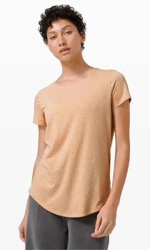Lululemon Love Crew III in Hype Stripe Beech Wood White Medium thumbnail 1