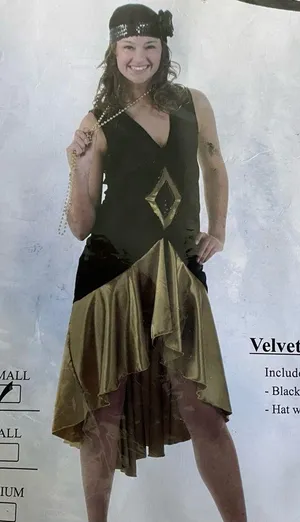 Flapper Halloween Costume Size XS thumbnail 2