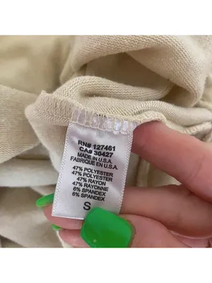 Wildfox More Sun Please Cream Sweatshirt Made in USA Size S thumbnail 4
