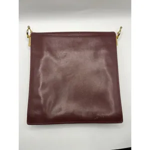 Cartier Vintage Must De Cartier Flap Bag Pouch No Strap Bordeaux thumbnail 7