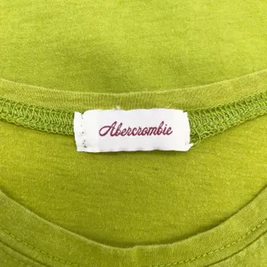 Vintage Abercrombie Baby Tee Women Small Green Stretch Indie 3D Moose Y2K‎ thumbnail 11