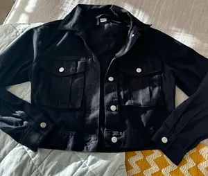 Divided Black Jean Jacket thumbnail 4