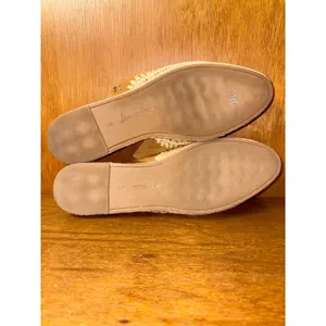 Sam Edelman Austin Camel Brown Suede Woven Espadrille Slip On Mules Size 9 thumbnail 9