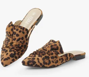 Musshoe Women’s Leopard Print Mules Size 10 Animal Print thumbnail 1