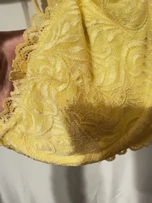 Free People x Mucci Maria Bra in Limoncello size large NWOT thumbnail 6