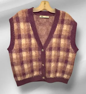 Zara Violet Sweater Vest‎ thumbnail 1