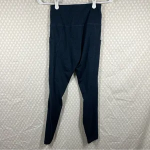 Quince Blue‎ Space Dye High Rise Pocket Leggings thumbnail 5