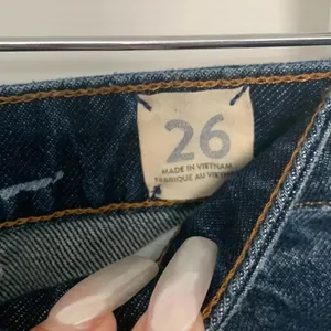 We The Free Bailey Fringe Blue Denim Mini Skirt Size 26 thumbnail 4