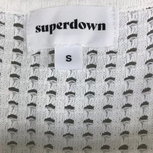 SUPERDOWN Open Knit Dress-Coverup Sz S Fairy Preppy Coastal Pool Feminine Resort thumbnail 8