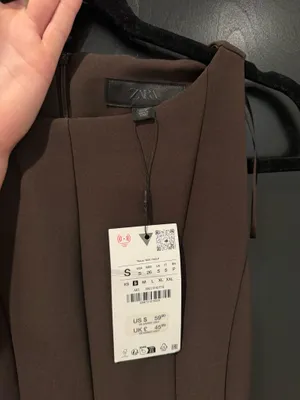 ZARA Brown Mini Dress thumbnail 3